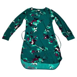 green floral merona dress